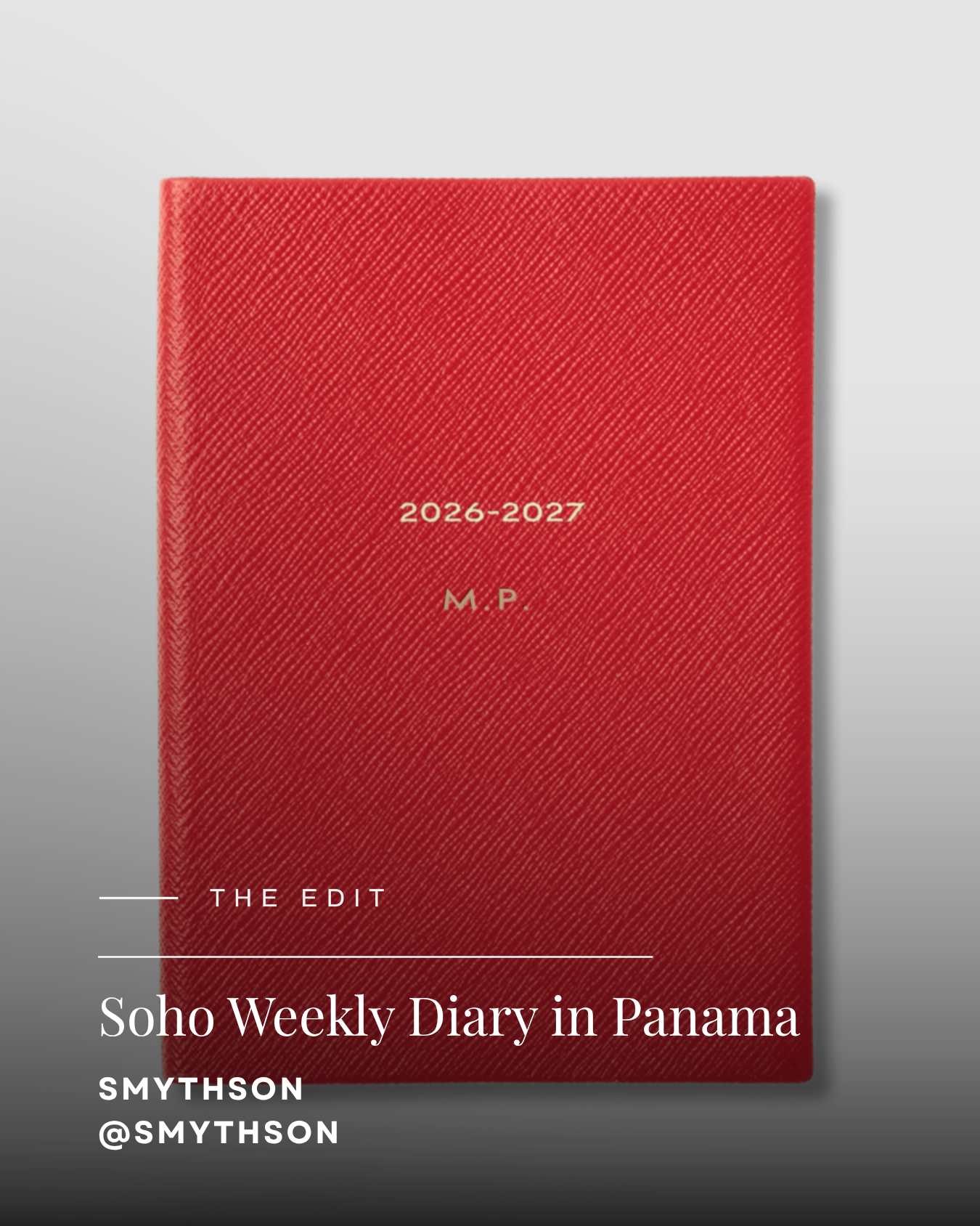 Smythson Soho Weekly Diary in Panama