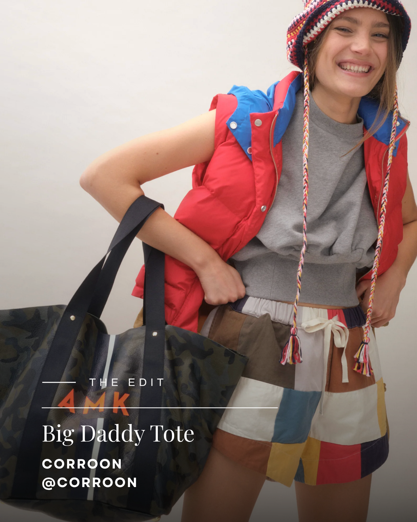 Corroon Monogrammed Big Daddy Tote