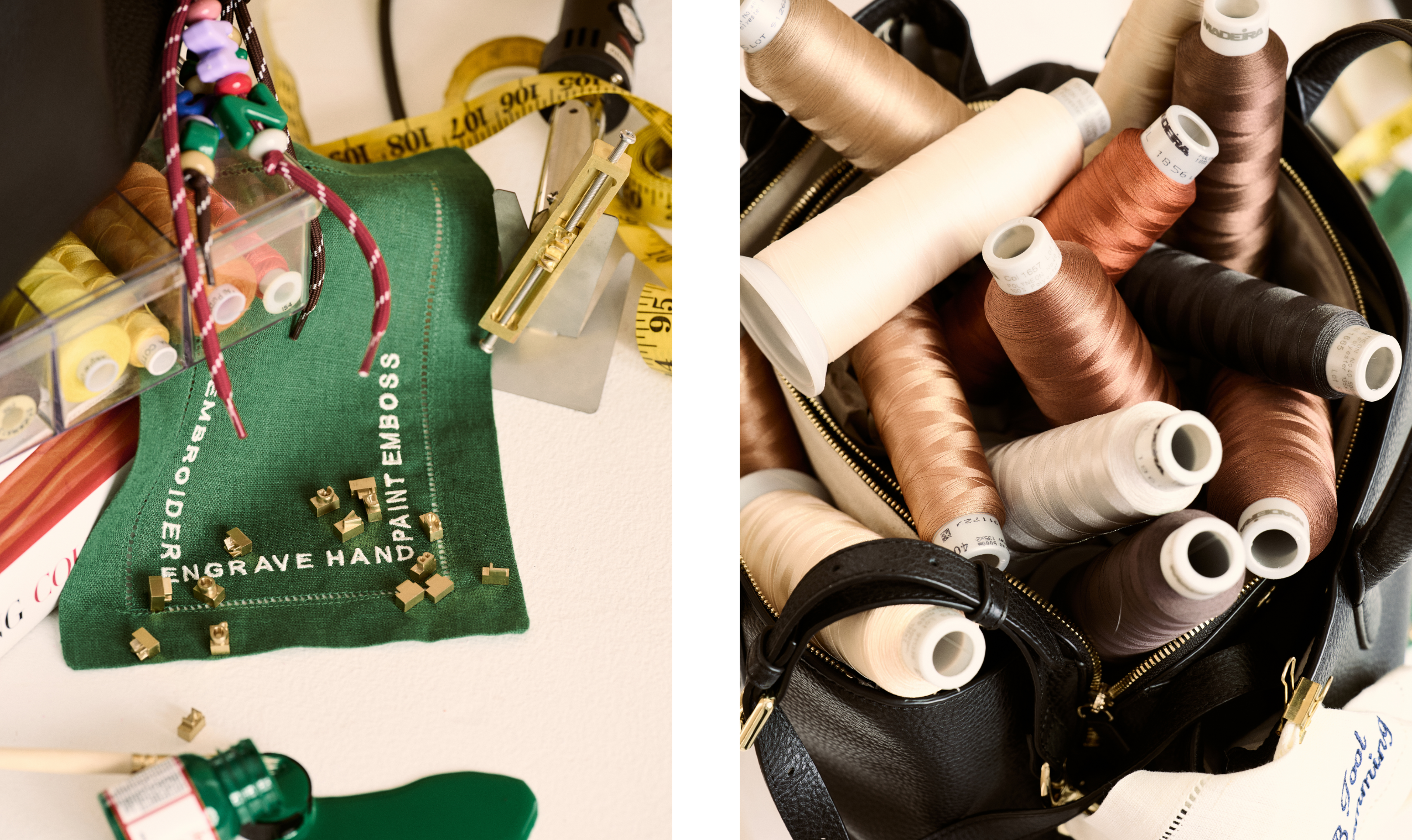 Embroidery, Engraving, Hand-Painted Monograms, Embossing...All Personalization Techniques