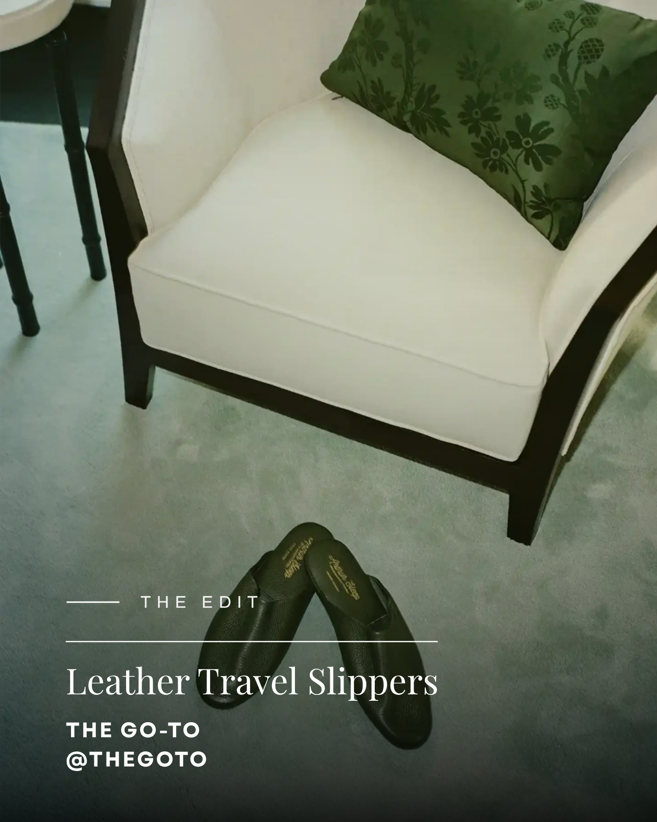 Leather Travel Slippers from The Go-To