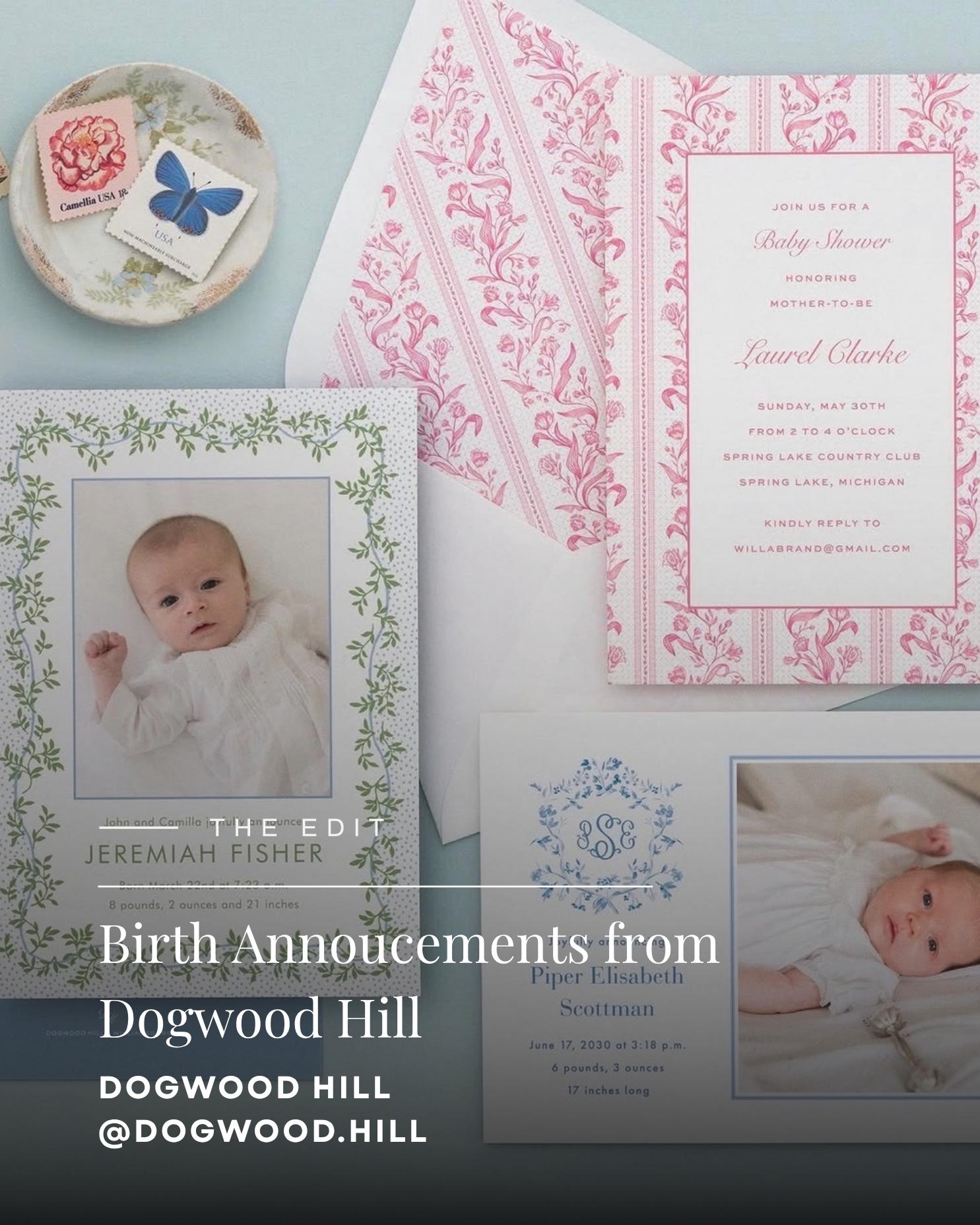 Birth Announcements from Dogwood Hill