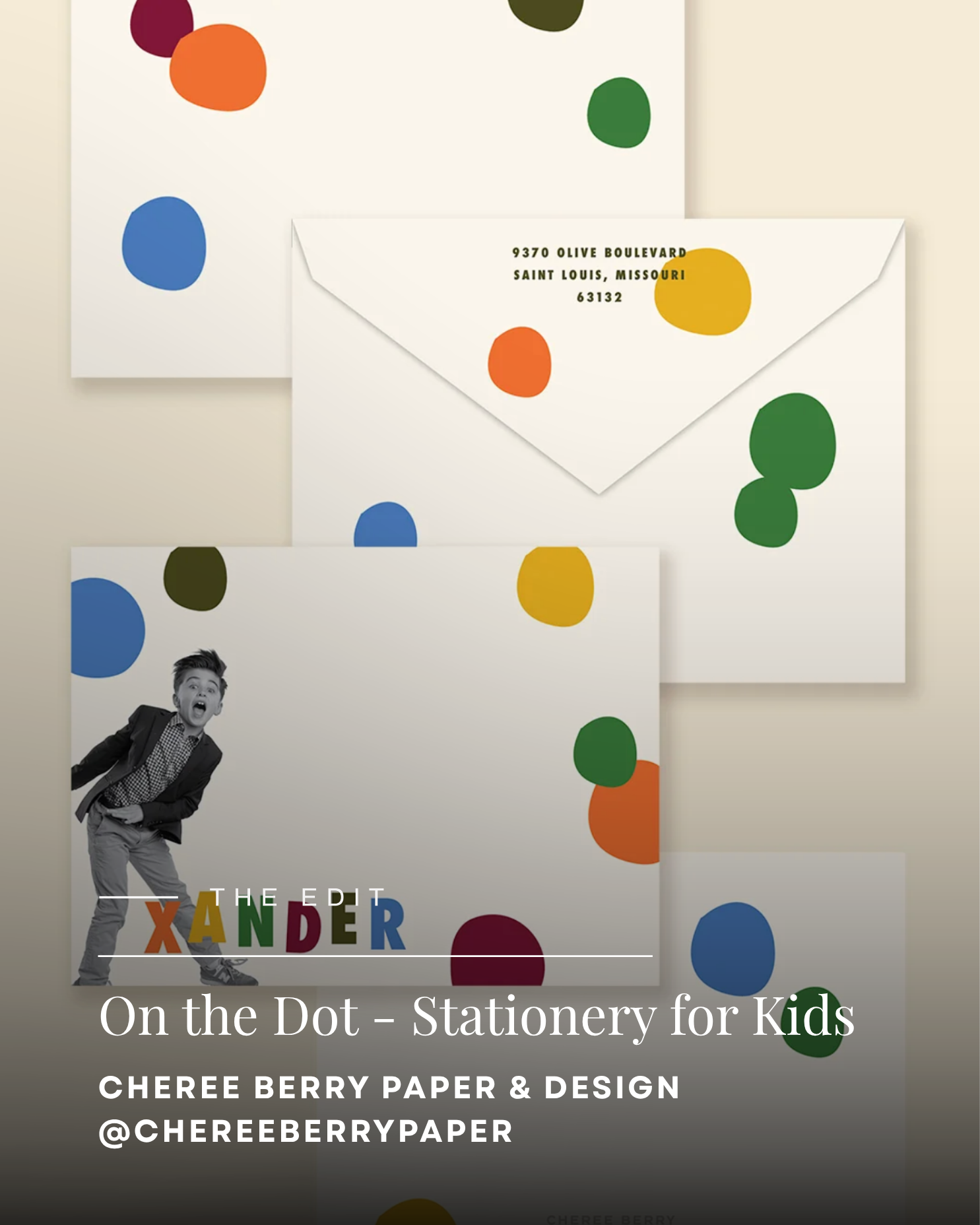 Cheree Berry Stationery For Kids